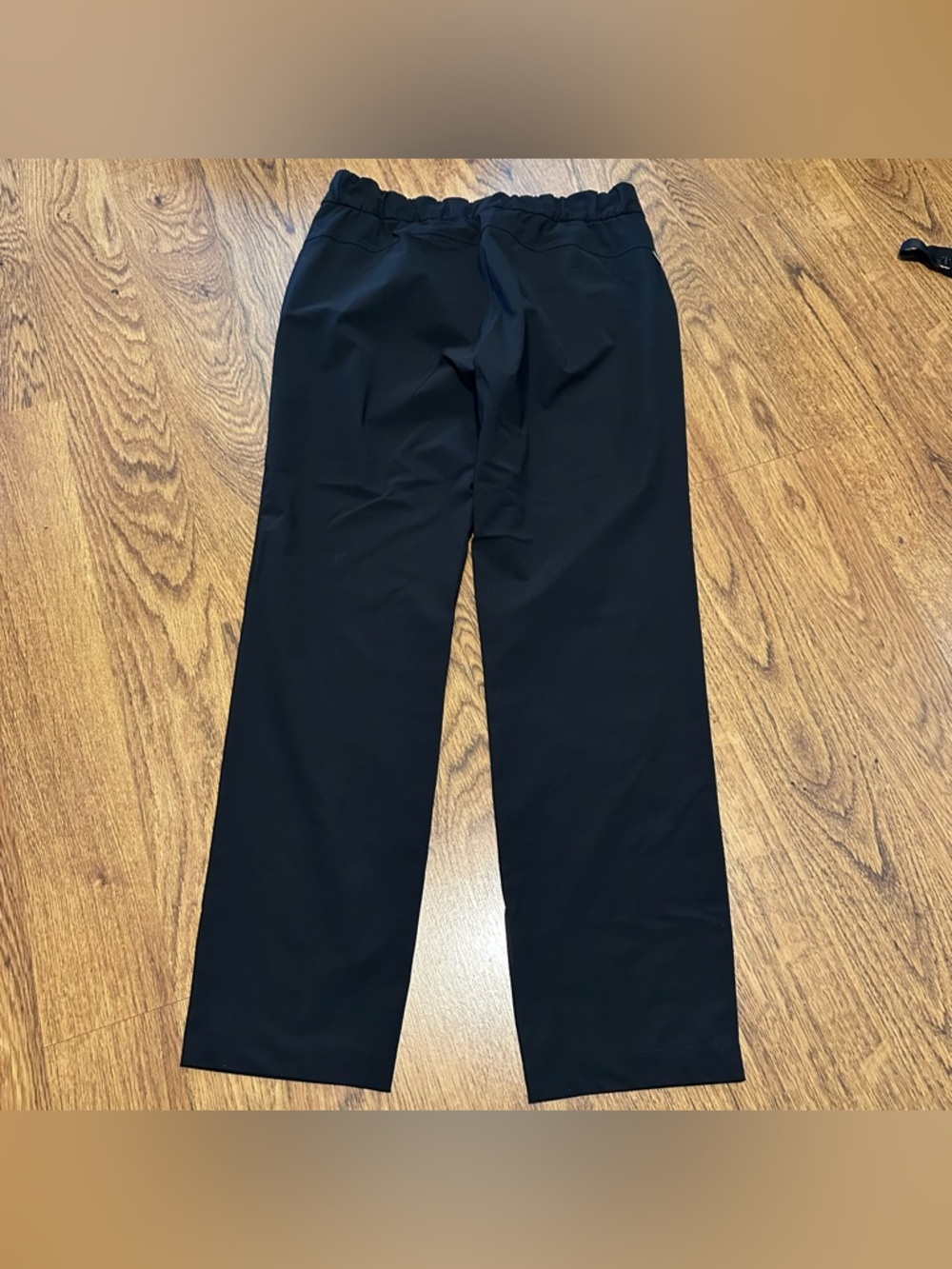 Vuori Black Elastic-Waist Straight Leg miles ankle Pants size small comfortable - Picture 6 of 12